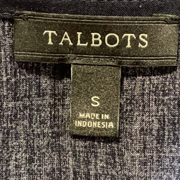 Talbots Strioed Buttondown Tunic - EUC - Picture 5 of 6